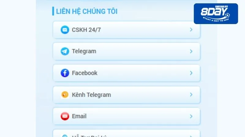 Phương thức liên hệ CSKH nhanh, hỗ trợ tận tình từ nhân viên
