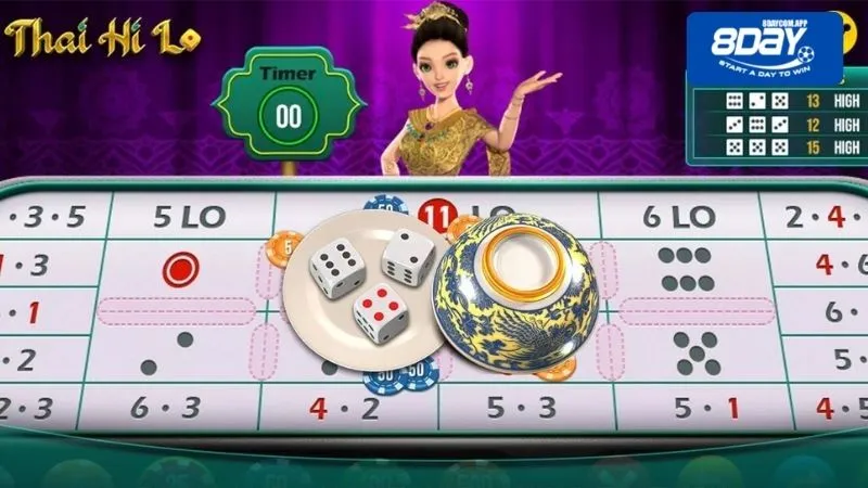 Lắc xí ngầu Thái Hilo ăn tiền liền tay