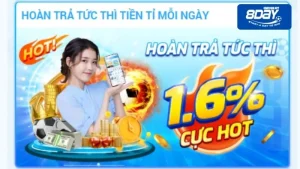 Tham gia nhận hoàn trả tức thì 1.6% không lo cháy ví