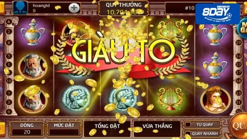 Trả thưởng tặng quay miễn phí trong game nổ hũ