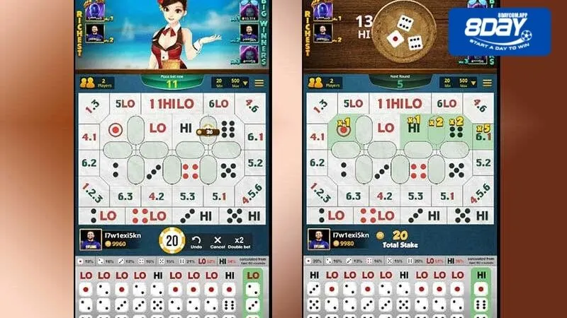 Ván cược xí ngầu Thái Hilo